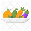 Vegan Vegetarian Fruit Icon
