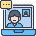 Video Call Video Conference User Icon