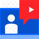 Video Call Video Conference Online Meeting Icon
