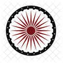 India Icon Wheel Deadline Icon