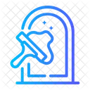 Window Cleaning Cloth Glass Cleaning Icon