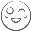 Emoticon Winky Emoji Funny Emoji Icon