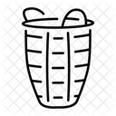 Woven Basket Basketry Handcrafting Icon