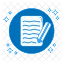 Write Line Paper Write Icon