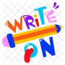 Write On  Icon