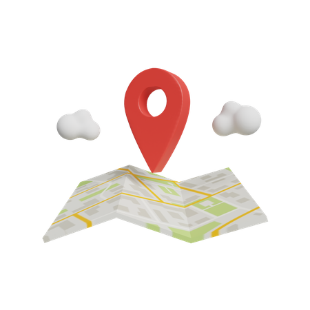 Free Location  3D Icon