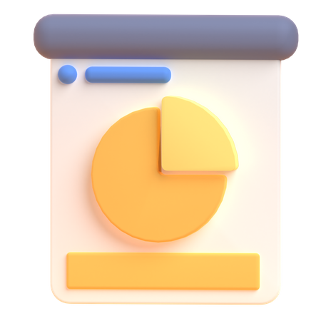 Analysis Presentation  3D Icon