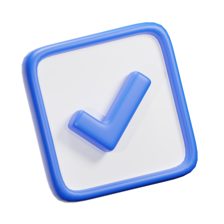 Approve  3D Icon