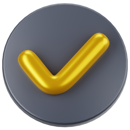 Approve  3D Icon