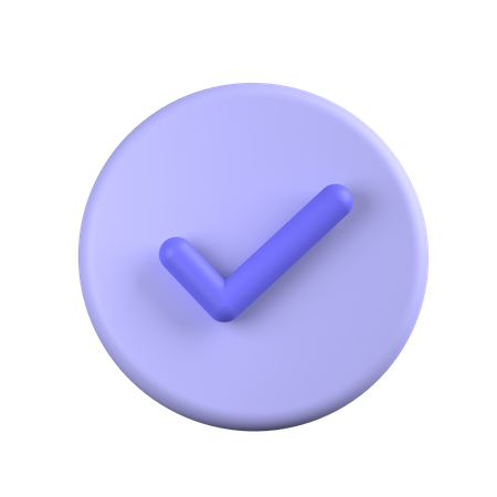 Approve  3D Icon