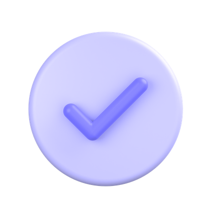 Approve 3D Icon