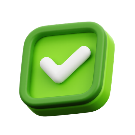 Approve  3D Icon