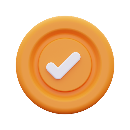Approve  3D Icon