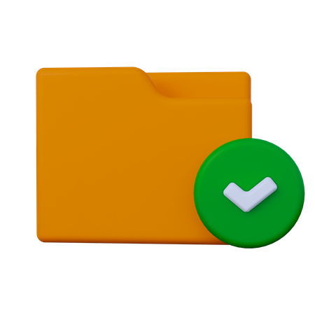 Approve  3D Icon