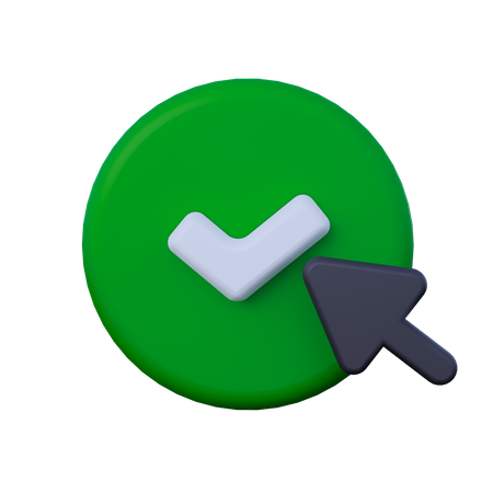 Approve  3D Icon