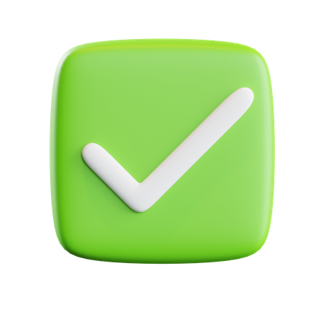 Approve  3D Icon
