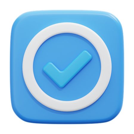 Approve  3D Icon