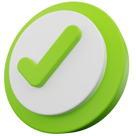 Approve  3D Icon