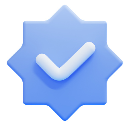 Approved  3D Icon