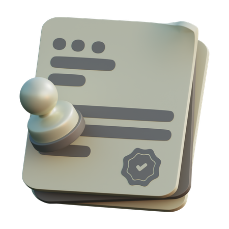 Approved  3D Icon