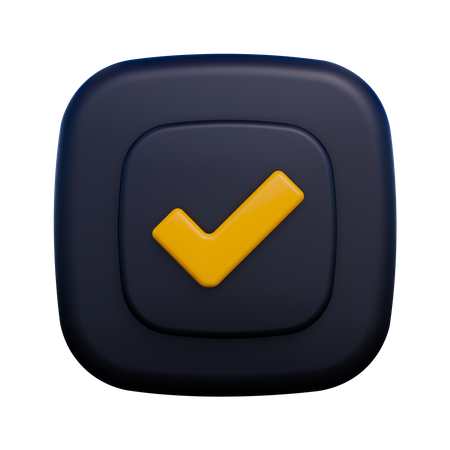 Approved  3D Icon
