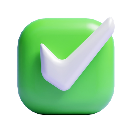 Approved  3D Icon