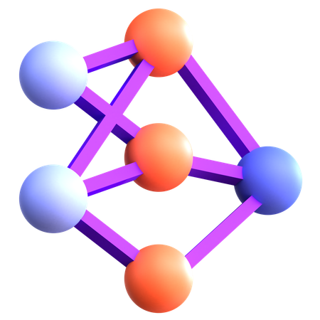 Artificial Neural Network  3D Icon