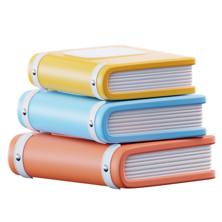 Books  3D Icon
