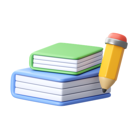 Books  3D Icon