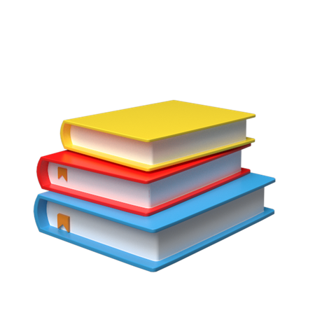 Books 3D Icon