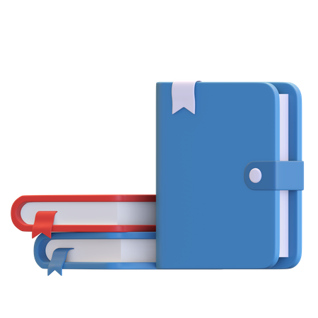 Books  3D Icon