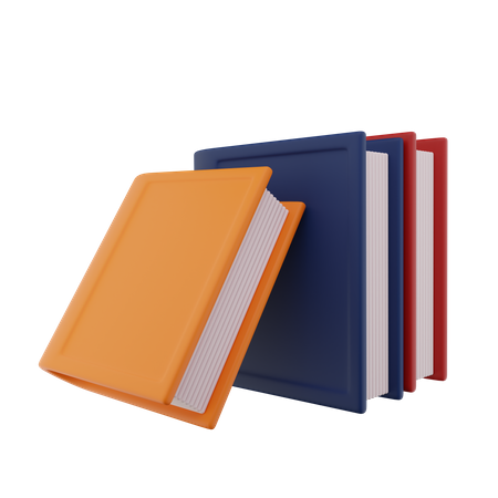 Books  3D Icon