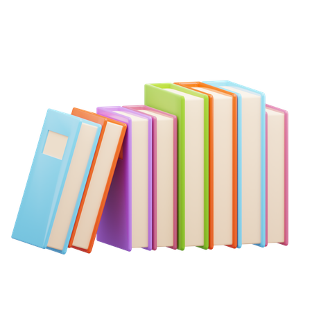 Books  3D Icon