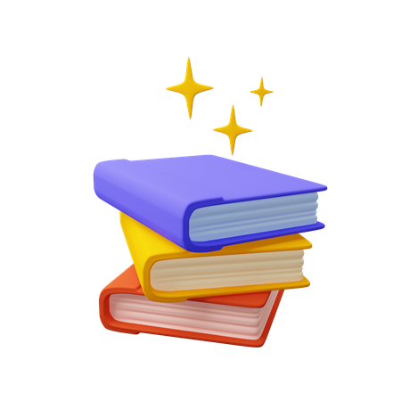 Books  3D Icon