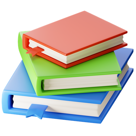 Books  3D Icon