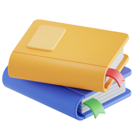 Books  3D Icon