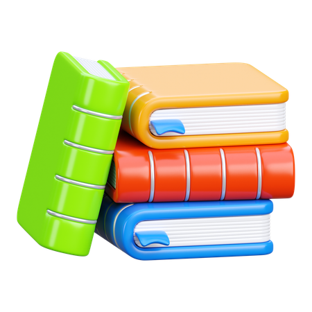 Books  3D Icon