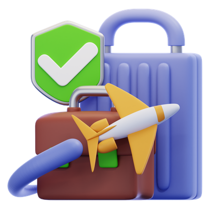 Business Luggage 3D Icon