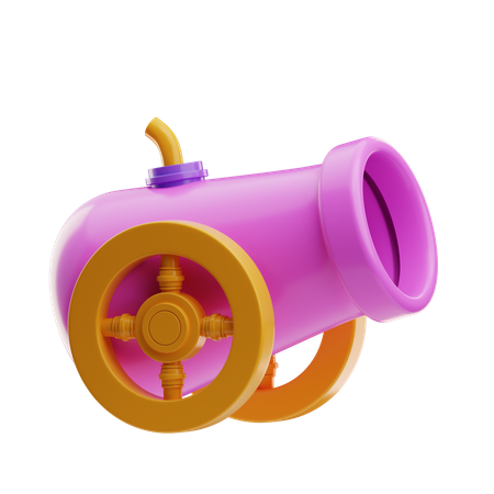 Carnival Cannon  3D Icon