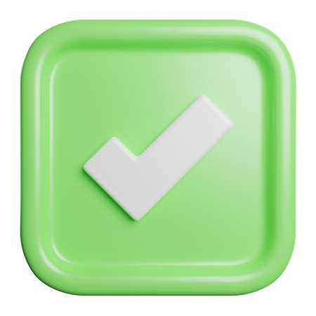 Check  3D Icon