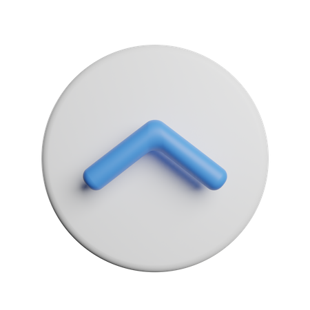 Chevron Up  3D Icon