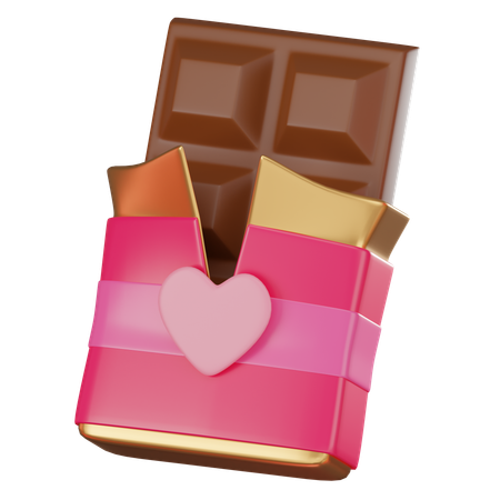 Chocolate Bar  3D Icon