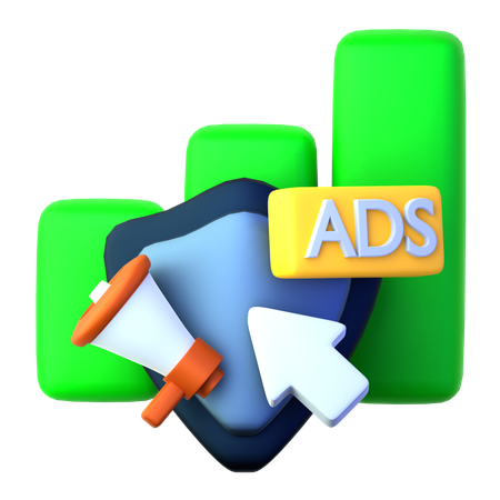 Click Fraud Protection  3D Icon