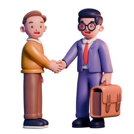 Client Visit  3D Icon