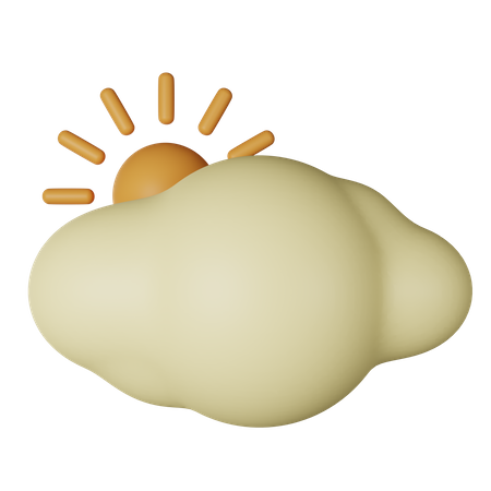 Cloudy  3D Icon