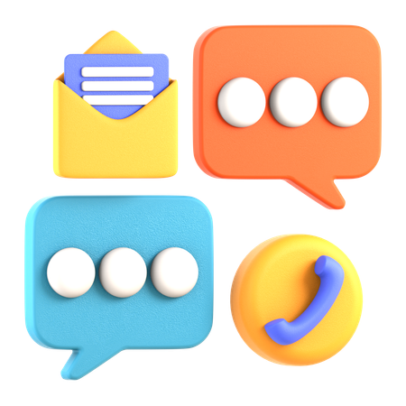 Communication  3D Icon