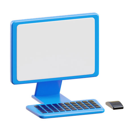 Computer  3D Icon