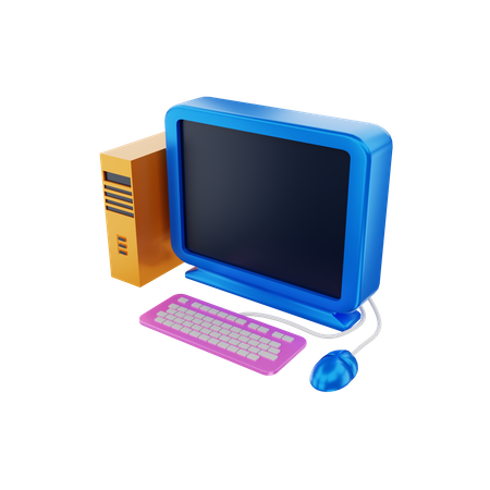 Computer  3D Icon