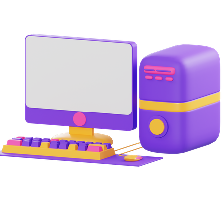 Computer  3D Icon