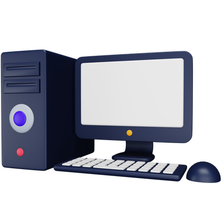 Computer  3D Icon